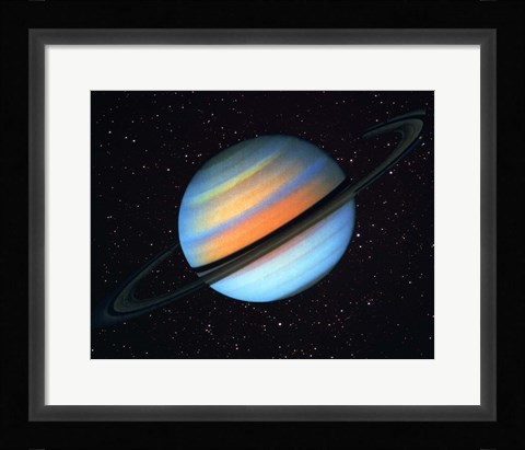 Framed Saturn Print