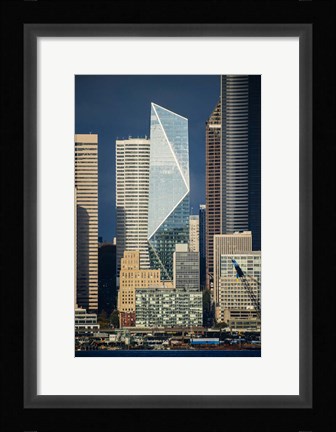 Framed Modern Architecture In City, Seattle, Washington Print