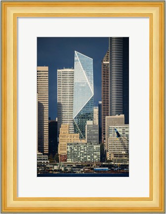 Framed Modern Architecture In City, Seattle, Washington Print