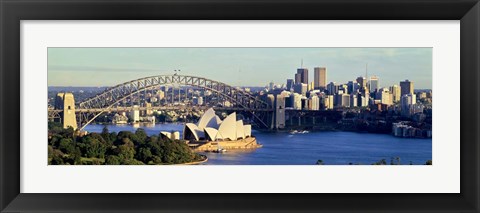 Framed Scenic View Of Sydney Opera House, Sydney, Australia Print
