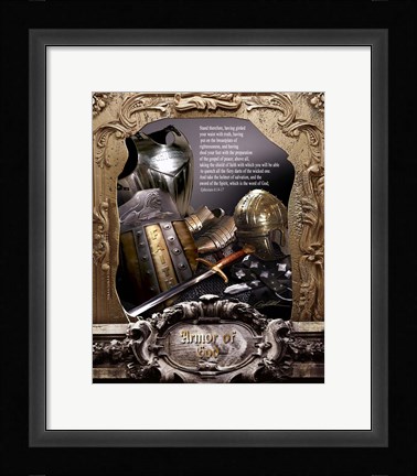 Framed Armor Of God Print