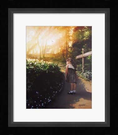 Framed Around The Bend Print