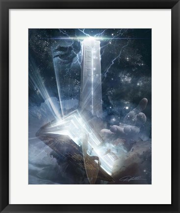Framed God&#39;s Everlasting Word Print