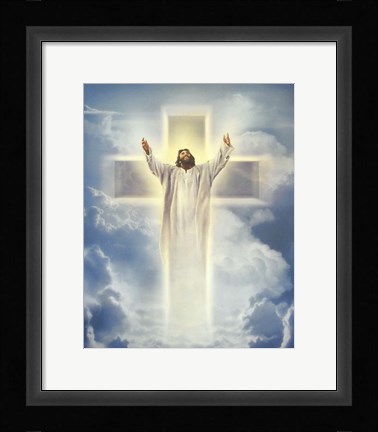 Framed He Is Risen Print