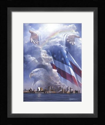 Framed In Gods Hands Print