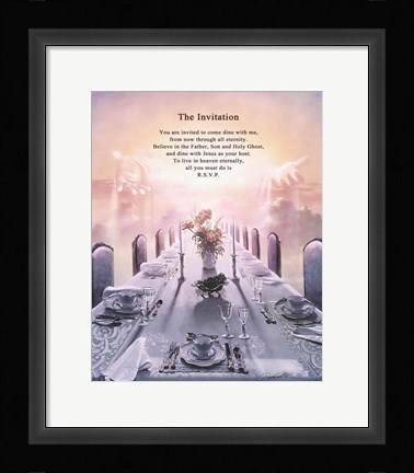 Framed Invitation Print