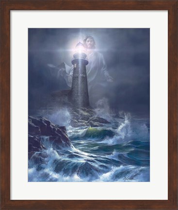 Framed Lord Is Light Print