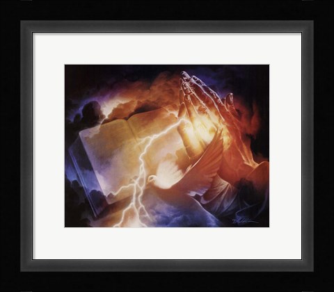 Framed Power Of Prayer Print