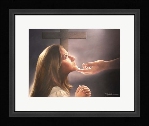 Framed Seek My Face Print