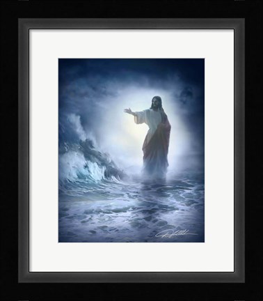 Framed Speak To The Storm Print