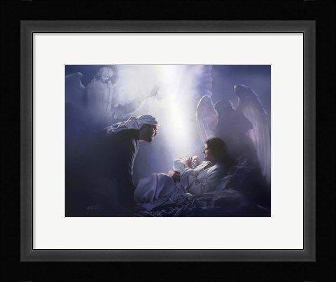 Framed Unto Us Print