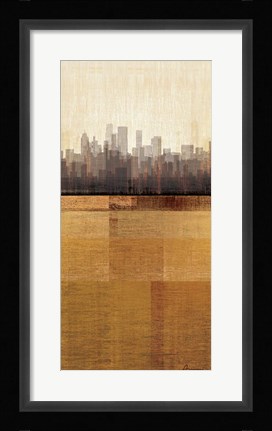 Framed Metropolitan Jewel-Box - Topaz Print