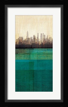 Framed Metropolitan Jewel-Box - Emerald Print