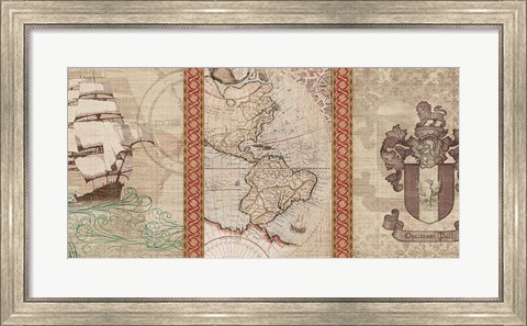 Framed Voyage to Discovery II Print