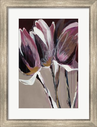 Framed Aubergine Splendor I Print