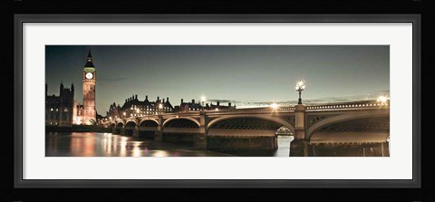 Framed London Lights Print