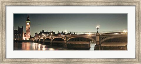 Framed London Lights Print