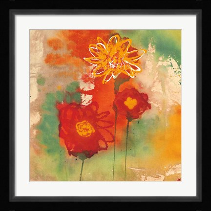 Framed Sunflowers I Print