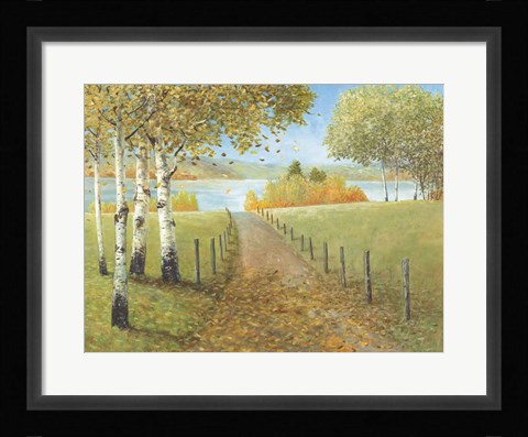 Framed Rural Route I Print