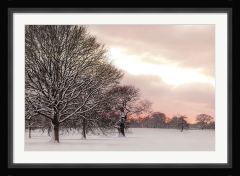 Framed Rosy Sunset Print