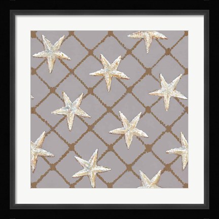 Framed Net Full of Stars Print