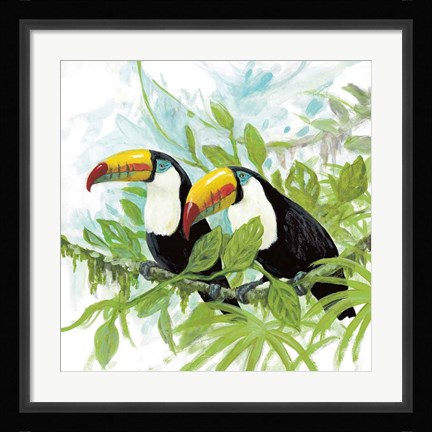 Framed Toucans Print