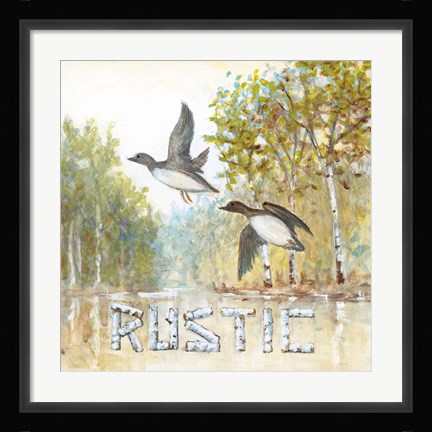 Framed Rustic Print