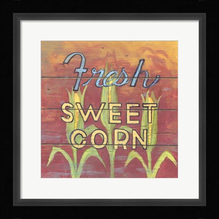 Framed Fresh Sweet Corn Print
