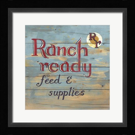 Framed Ranch Ready Print