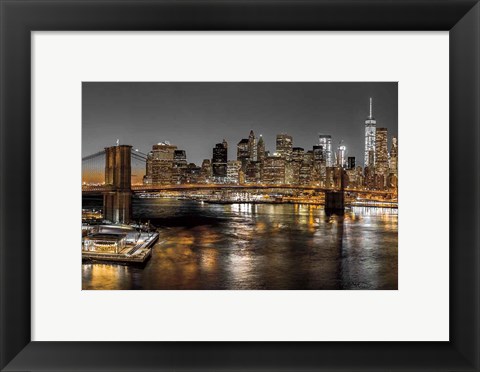 Framed New York Pano Print