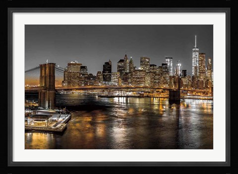 Framed New York Pano Print