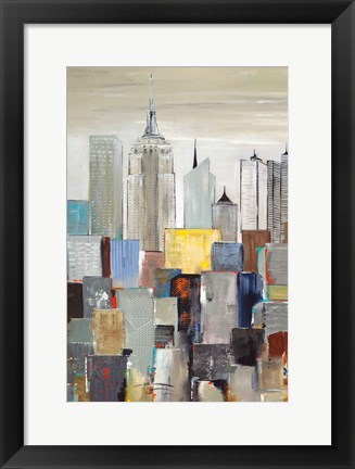 Framed New York Skyline I Print