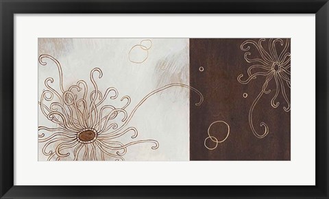 Framed Balancing Blossoms II Print