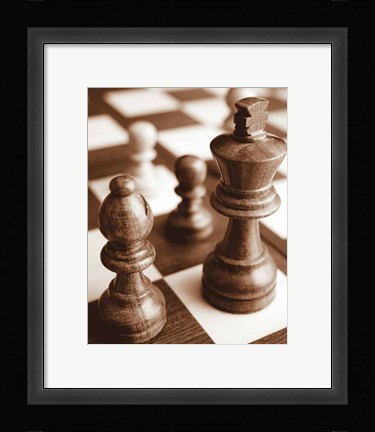 Framed Chess Print
