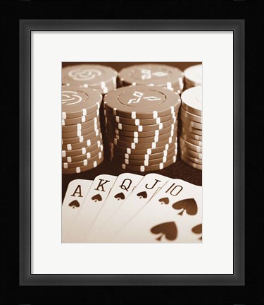 Framed Poker Print