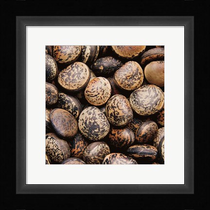 Framed Pebble Textures Print