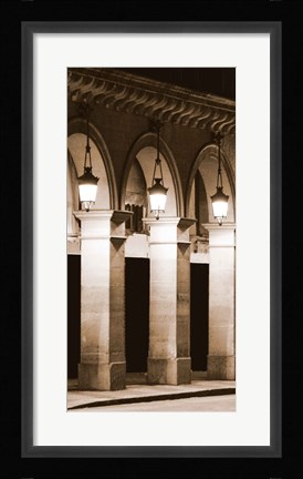 Framed Paris Lights I Print