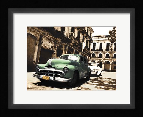 Framed Cuban Cars II Print