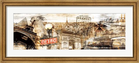 Framed Visiting France Print