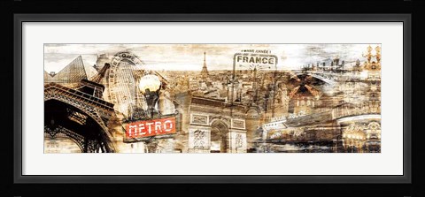 Framed Visiting France Print