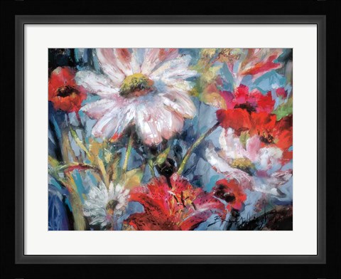 Framed Tangled Garden I Print