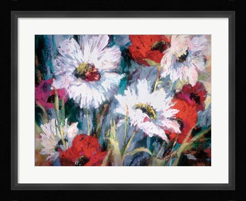 Framed Tangled Garden II Print