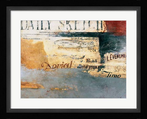 Framed Zeppelin Print