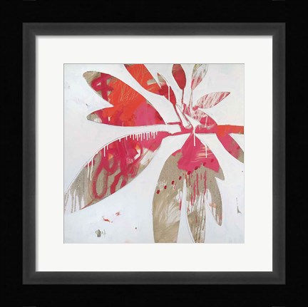 Framed Tropical Landscape I Print