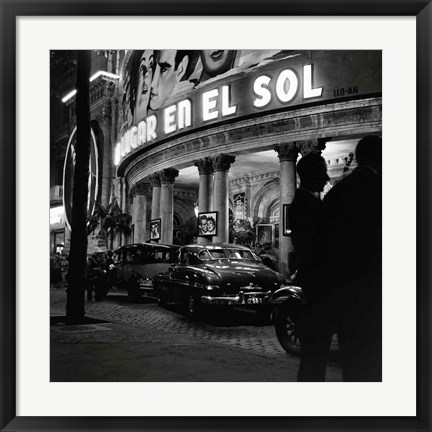 Framed Sesin Nocturna Print