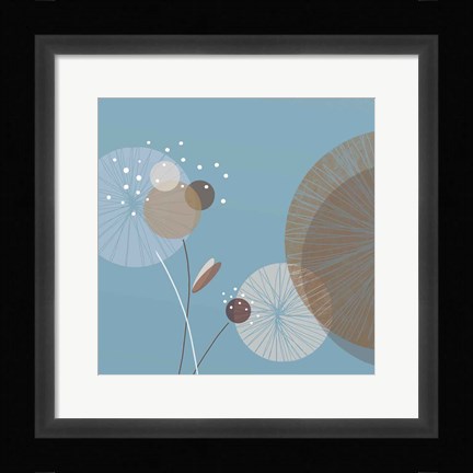Framed Blue Breeze II Print