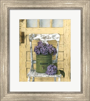 Framed Cottage Bouquet I Print