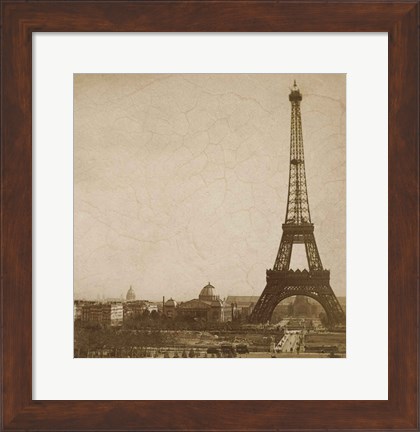 Framed Historical Paris Print