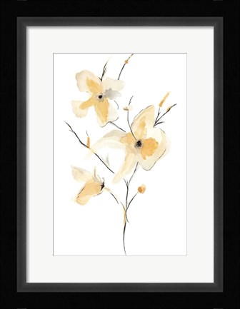 Framed Morning Glory I Print