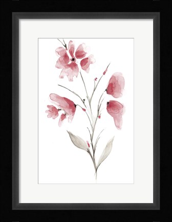 Framed Love In Bordeaux I Print